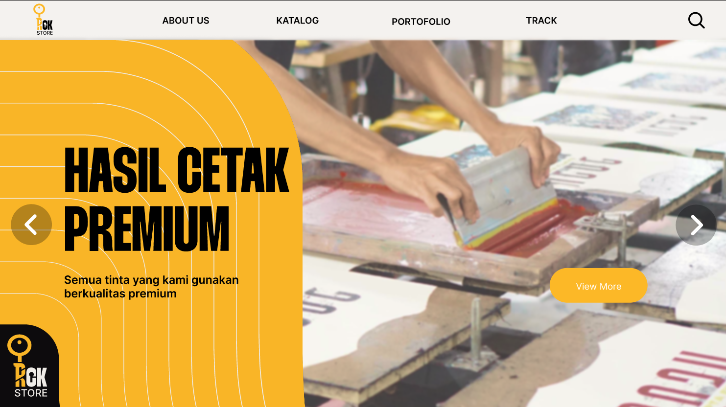 RCK Printing Website Redesign